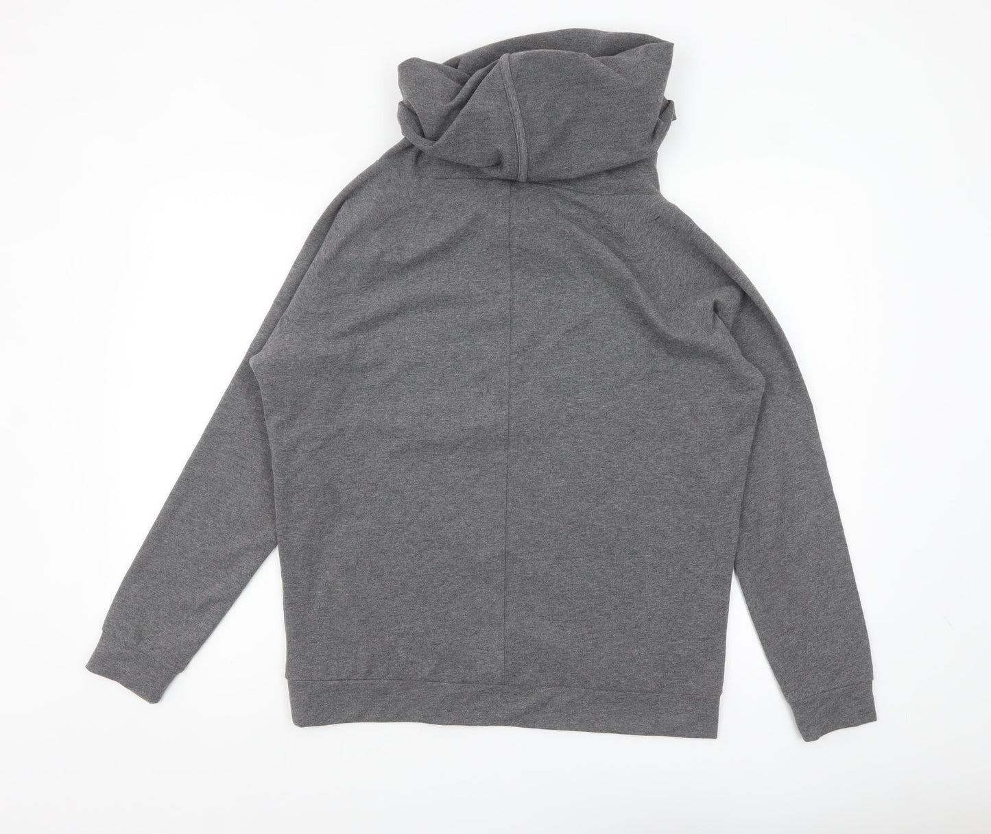 Manuka Women Grey UK 12 Pullover Hooded Sweatshirt with Drawstring