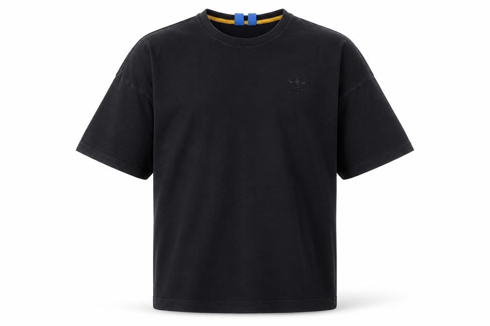 Adidas Men's Black Regular Fit Crew Neck Cotton T-Shirt M