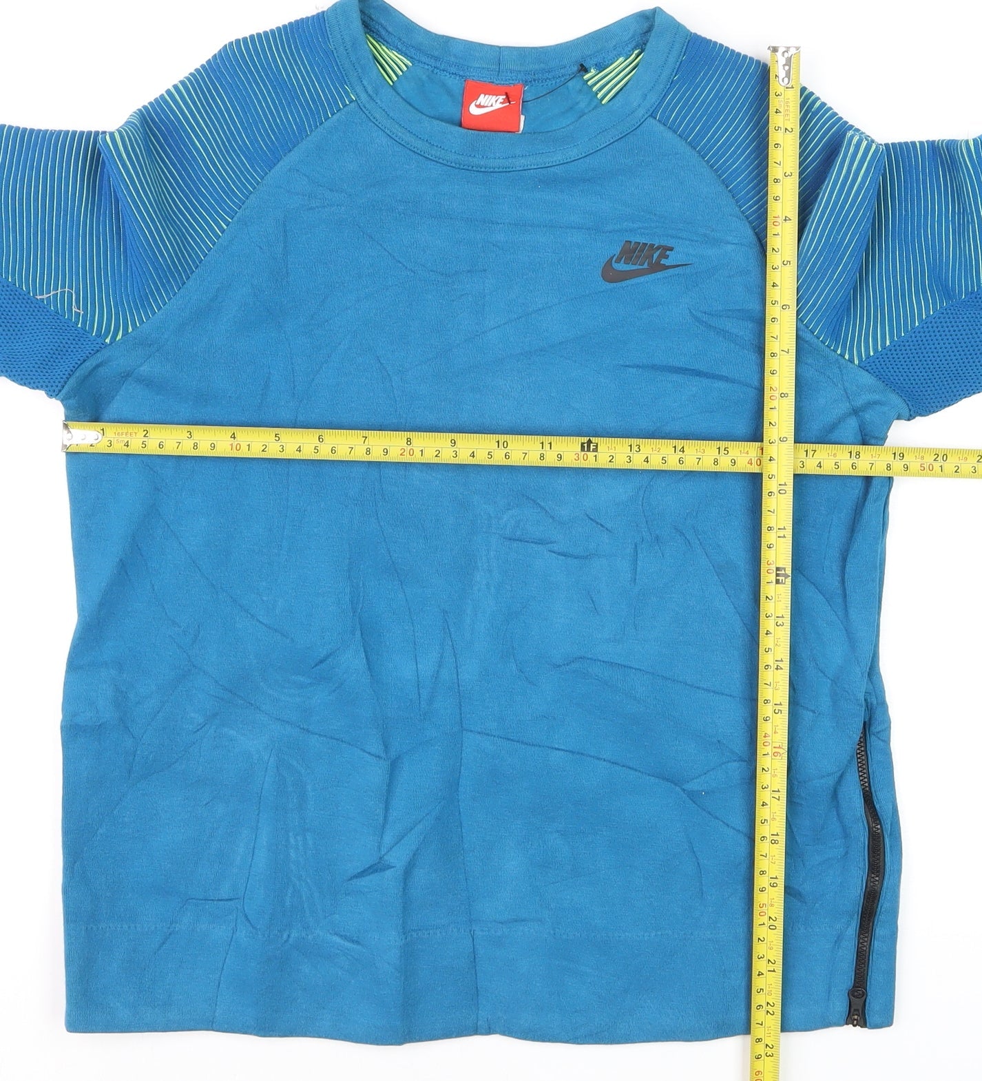 Nike Boys Blue Small Crew Neck Long Sleeve Pullover Sweatshirt
