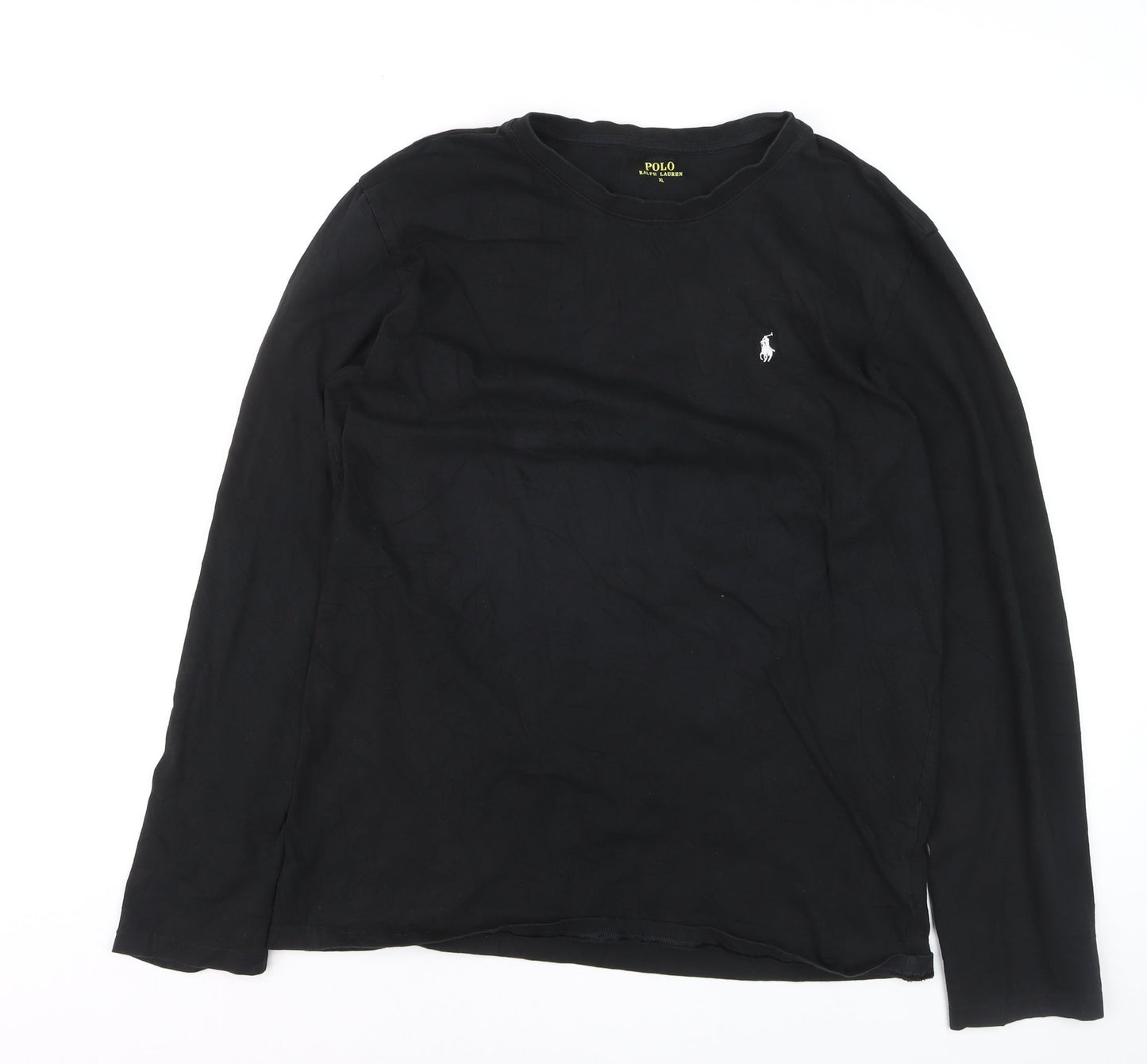 Ralph Lauren Men’s Black XL Long Sleeve Cotton Crew Neck Top