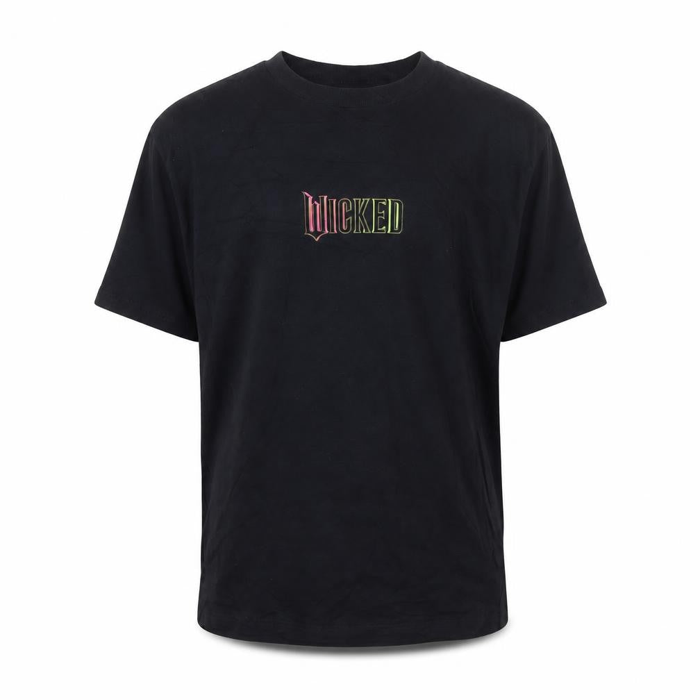 Wicked Girls Black Graphic T-Shirt 8-9 Years Classic Fit