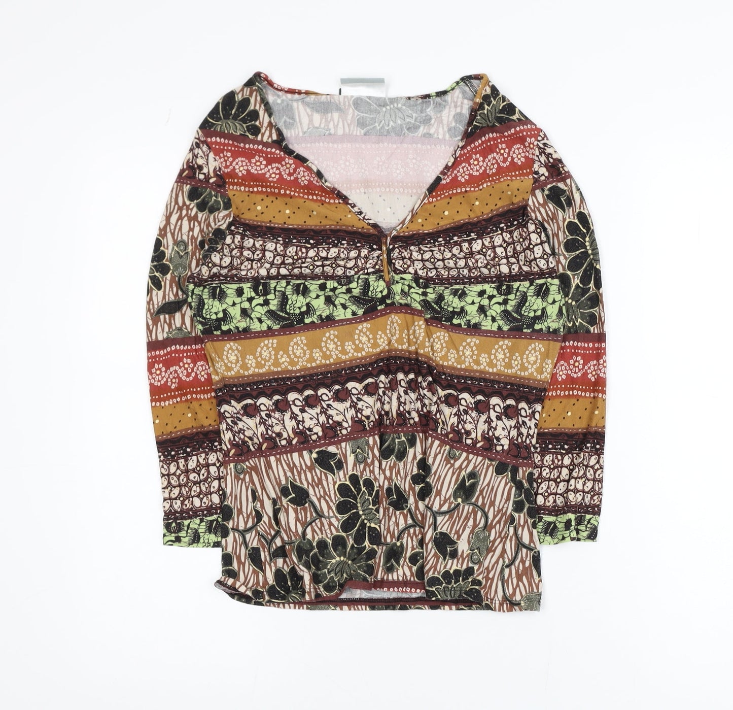 Wallis Womens Multicoloured Viscose Tunic Top Size 16