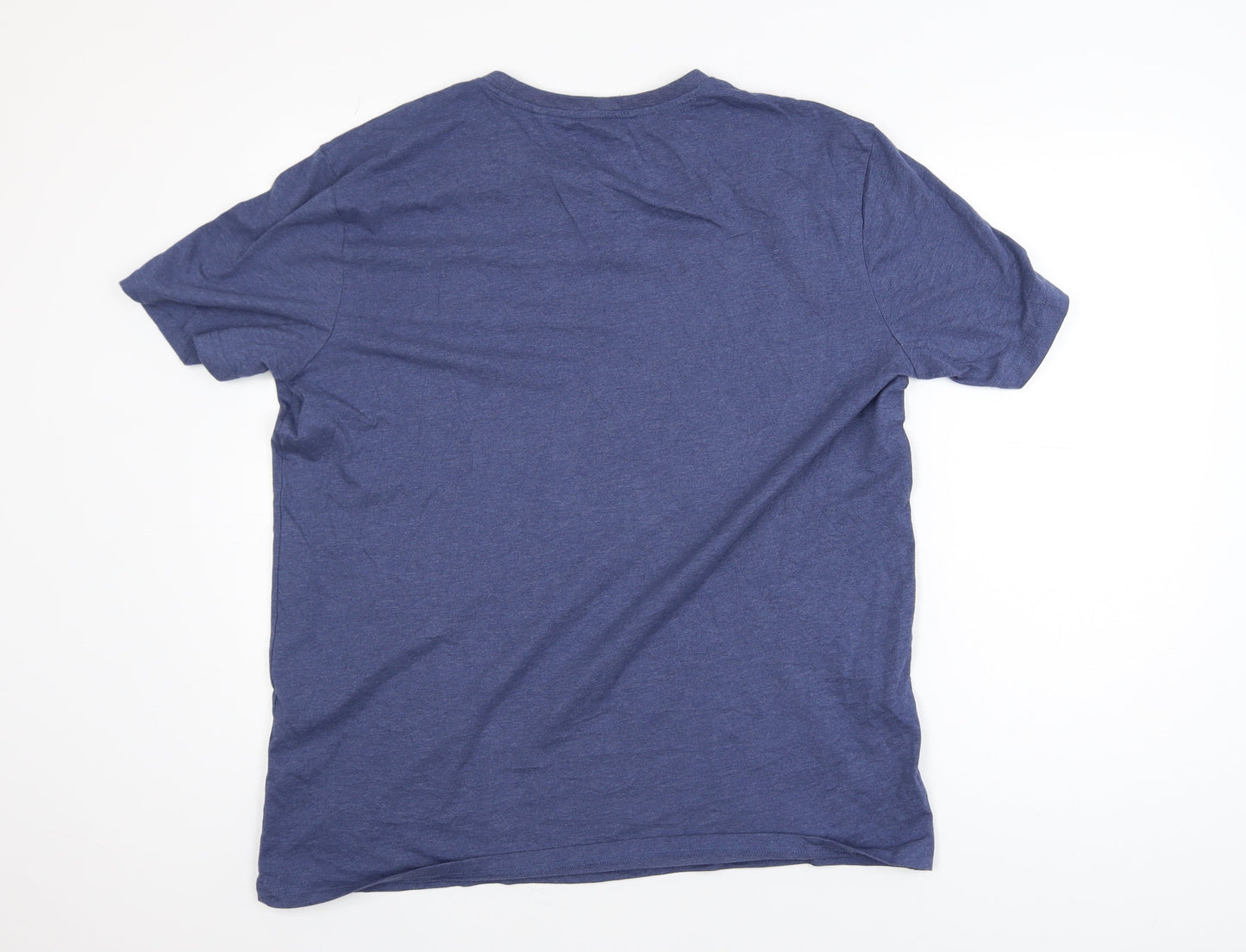 Tu Coca-Cola Men’s Blue Christmas Santa Graphic T-Shirt XL