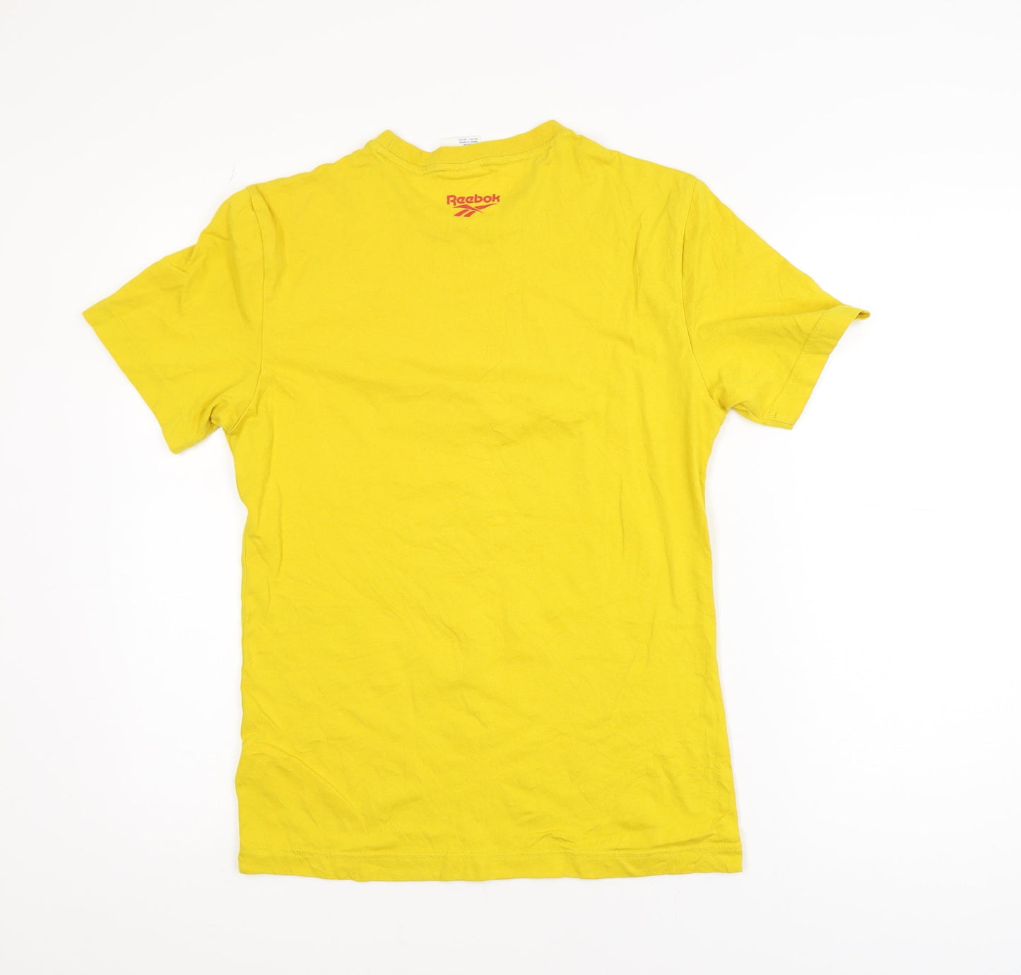 Reebok Men's Yellow XS Classic Mexicano Graphic T-Shirt