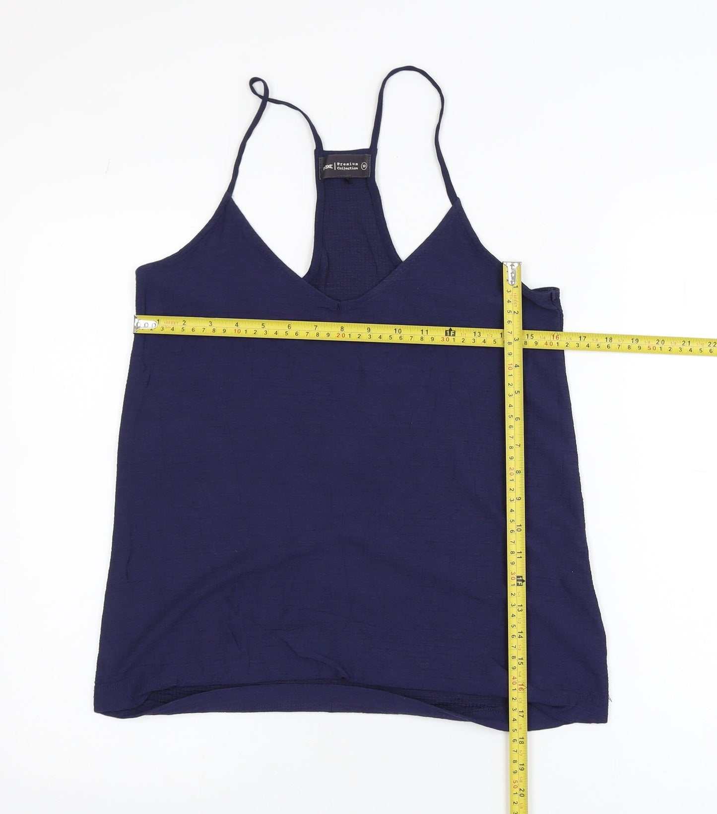 Next Women's Blue V-Neck Camisole Tank Top Size 10