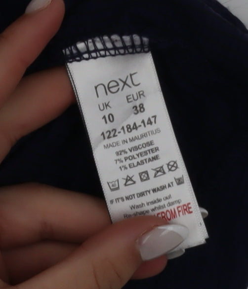 Next Women's Blue V-Neck Camisole Tank Top Size 10