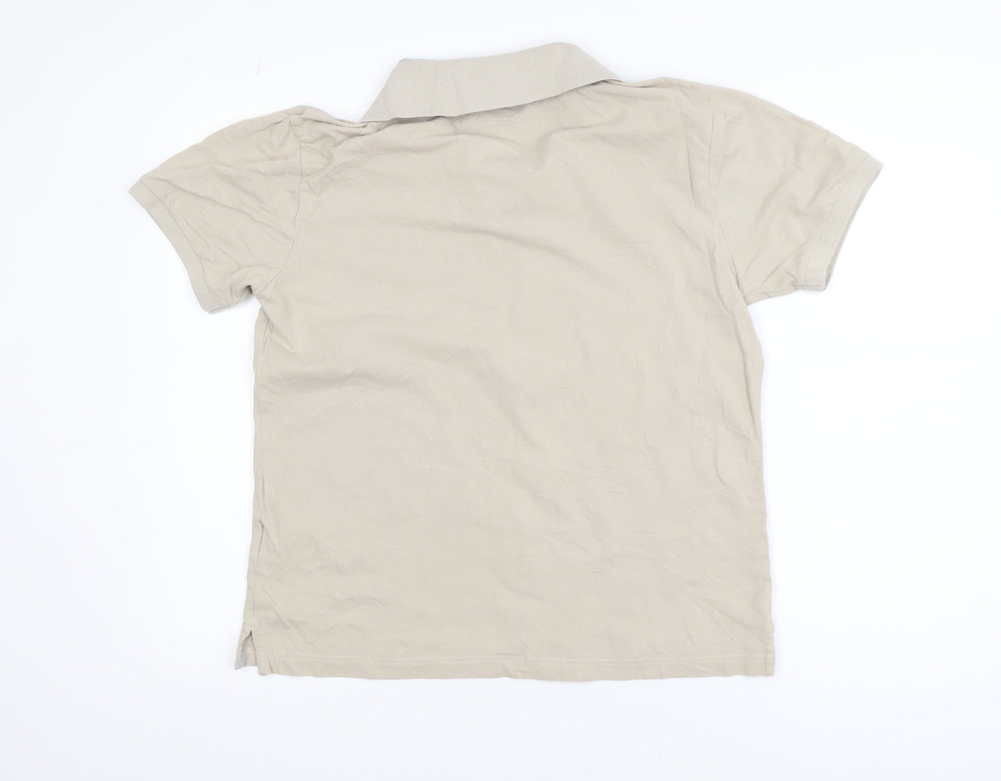 Hackett London Men's Beige Slim Fit Polo Shirt Size L