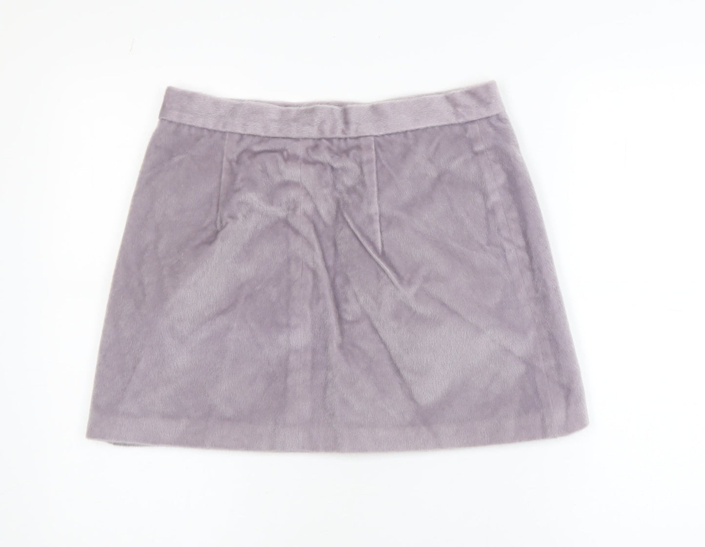 Urban Bliss Women's Purple Short A-Line Velvet Skirt Size 12