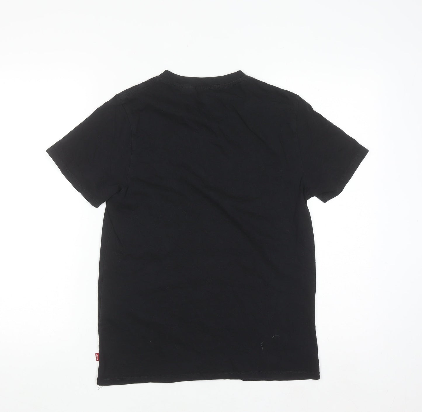 Levi's Men's Black Orlando Graphic Cotton T-Shirt XS