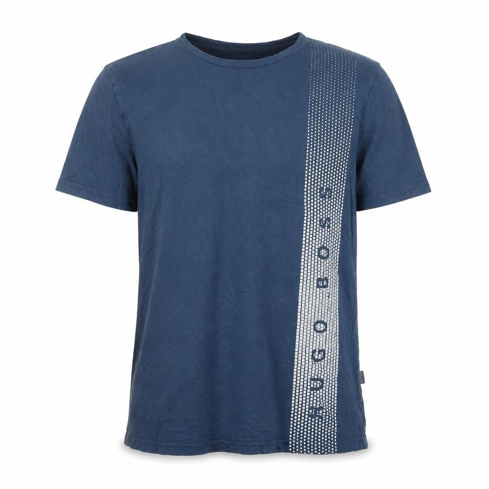 Hugo Boss Men's Blue Slim Fit Sun Protection T-Shirt L