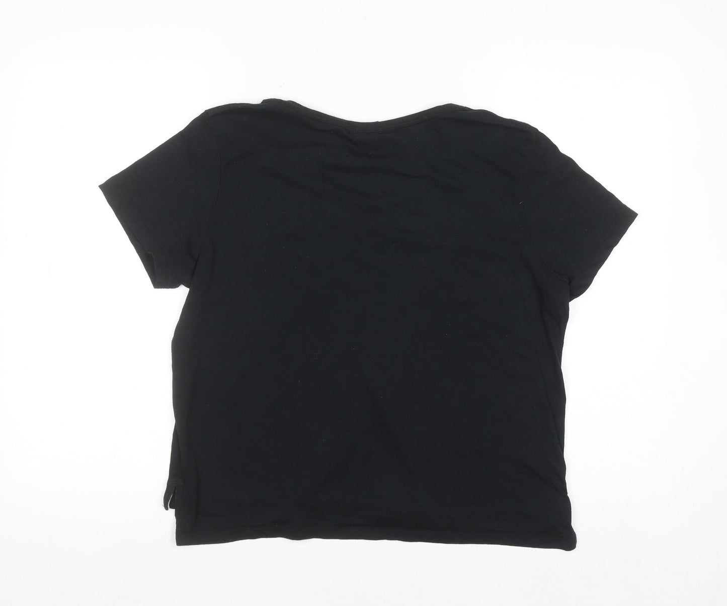 Nike Women's Black Short Sleeve Crew Neck Sports T-Shirt Size S