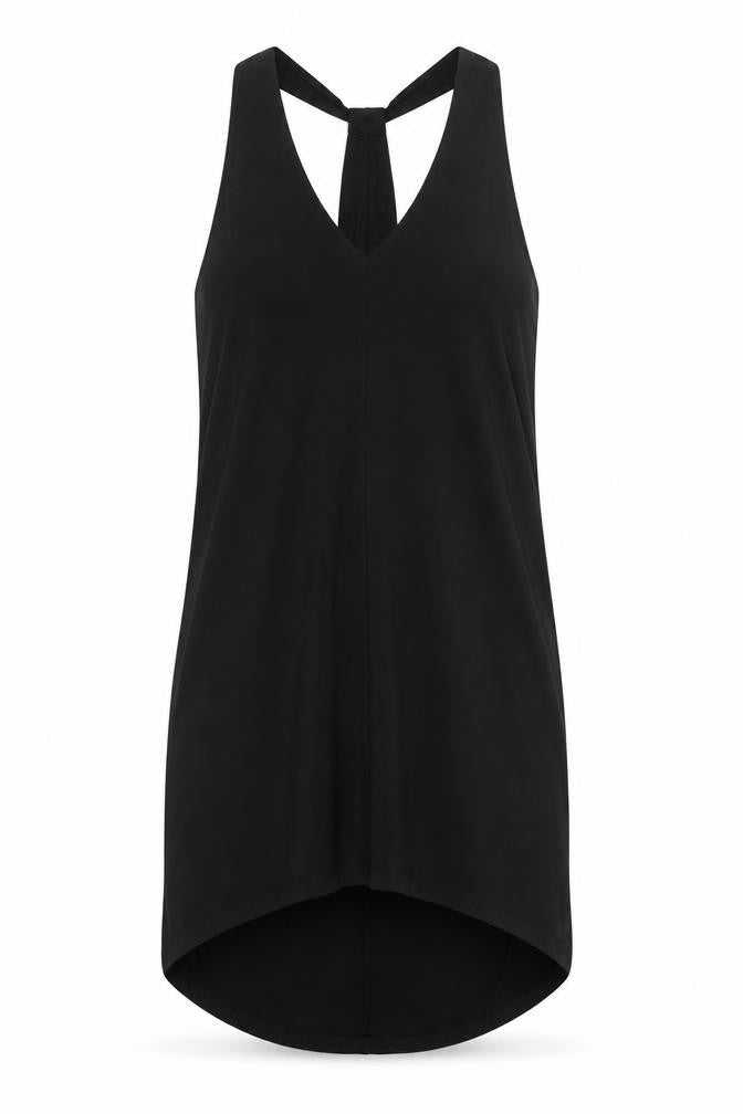 Threads 4 Thought Women's Black S Sleeveless Tank Dress