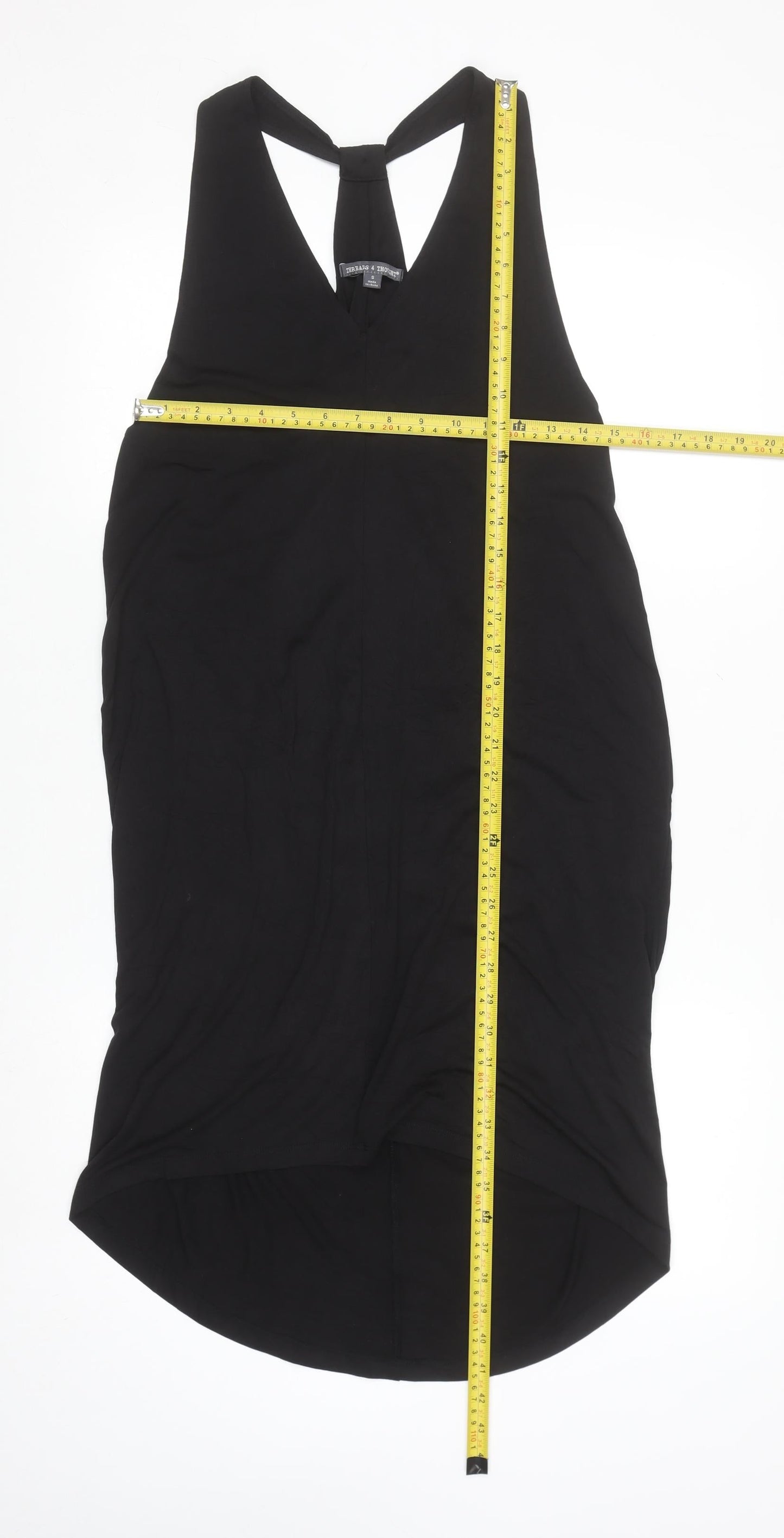 Threads 4 Thought Women's Black S Sleeveless Tank Dress