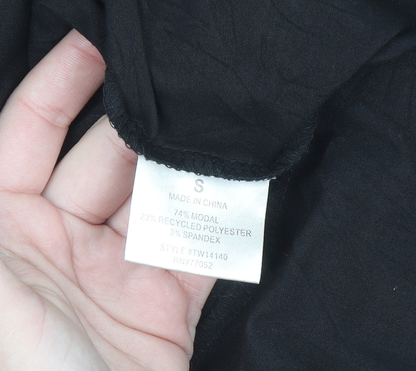 Threads 4 Thought Women's Black S Sleeveless Tank Dress