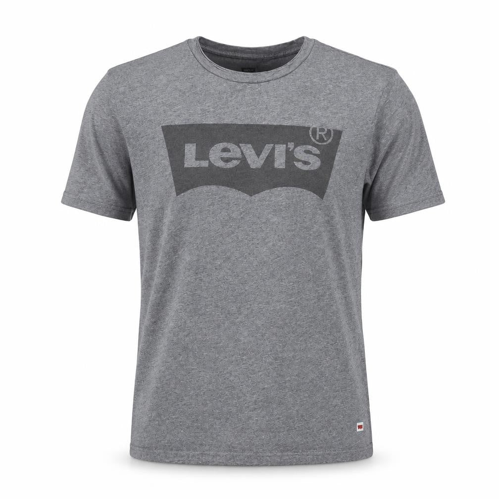 Levi's Men's Grey Logo Crew Neck Cotton T-Shirt Size M