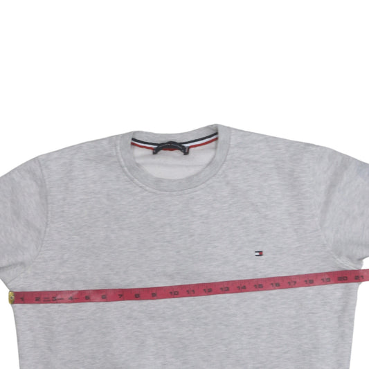 Tommy Hilfiger Men's Grey Crew Neck Sweatshirt Size S Classic Fit