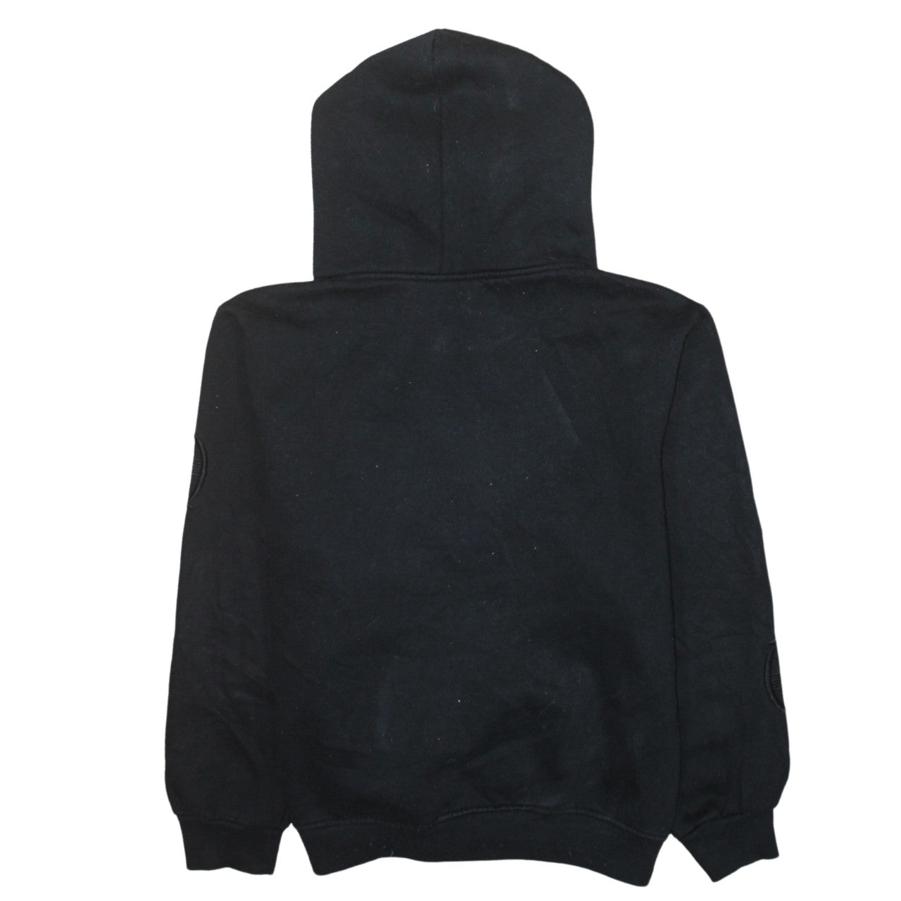 Champion Men's Black Medium Pullover Hoodie with Logo Embroidery