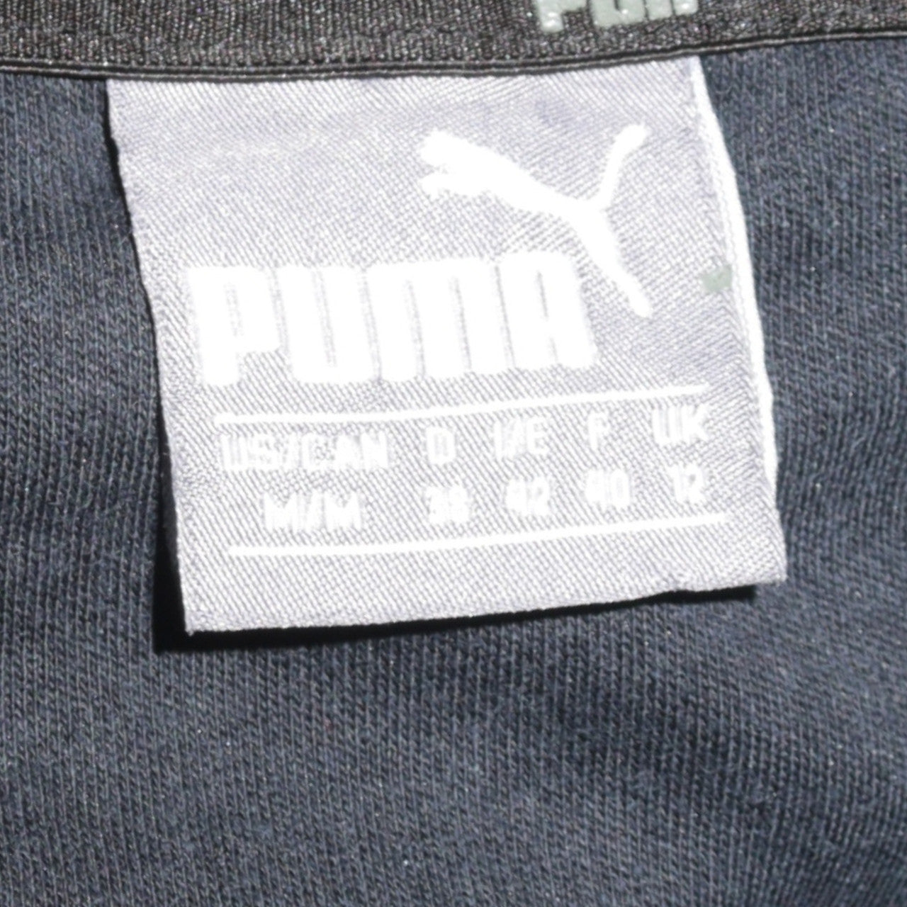 PUMA Women Black Pullover Hoodie Size 12 Medium Hooded Sweatshirt
