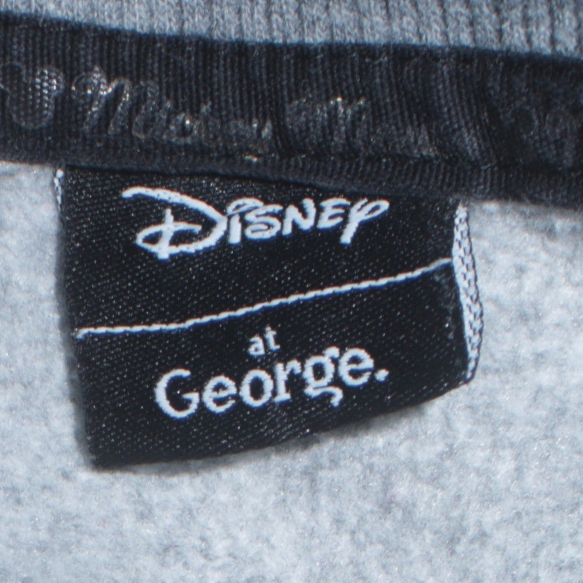 Additional view of Disney at George Women's Grey Sequin Mickey Sweatshirt UK 12