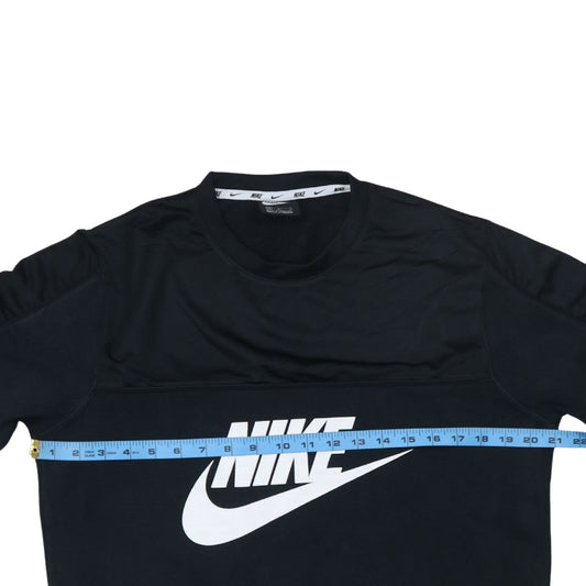 Nike Men's Black Crew Neck Pullover Sweatshirt Medium