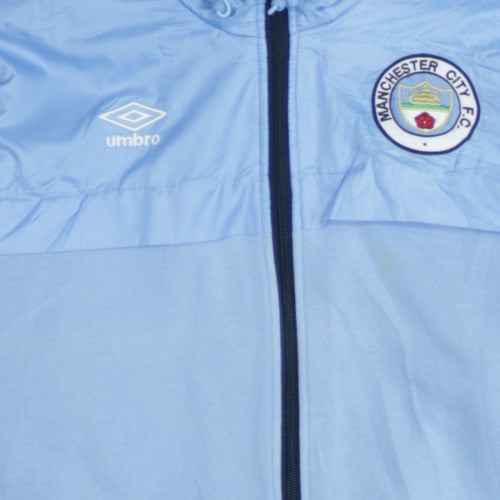 Umbro Men’s Blue Full Zip Hoodie Manchester City XXL