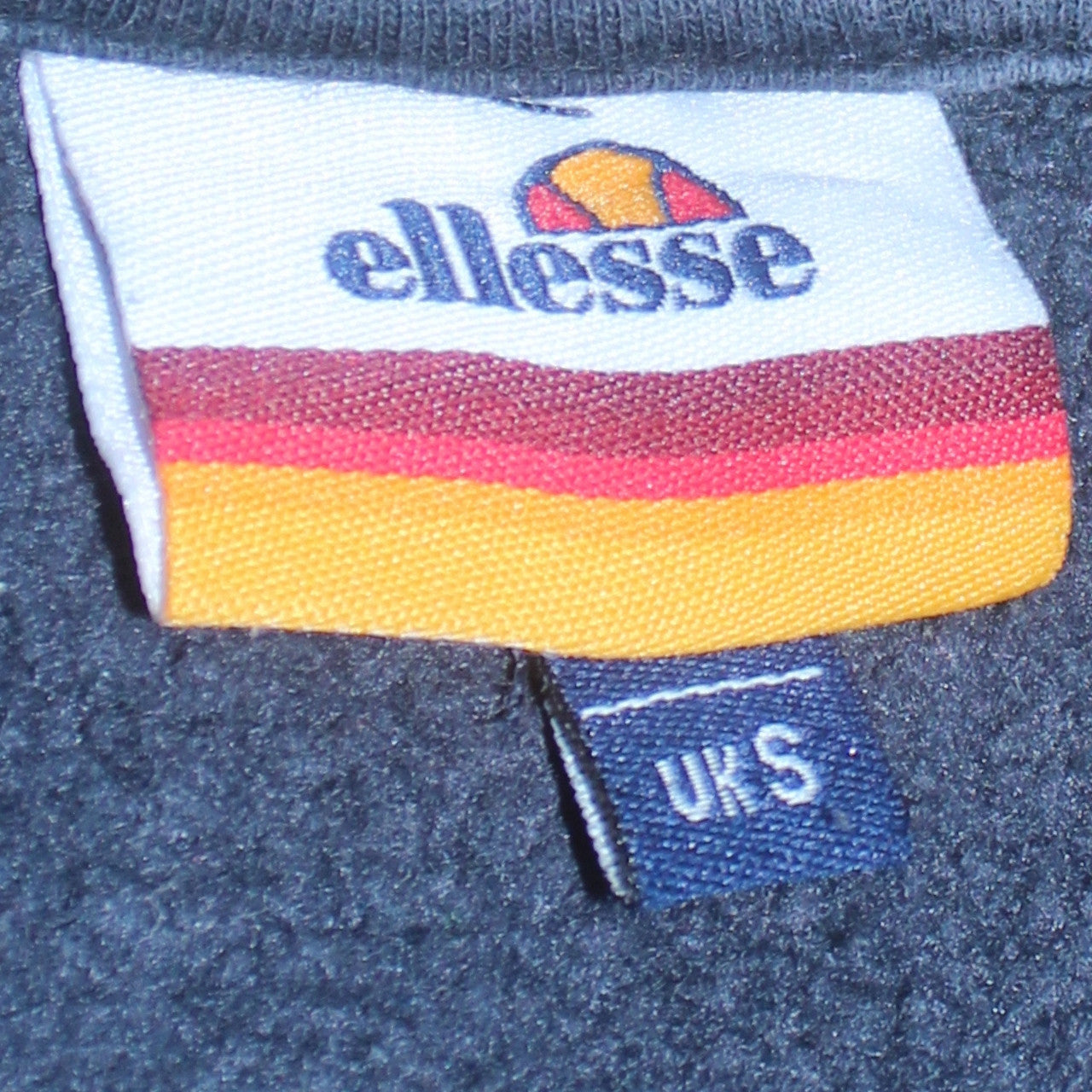 Ellesse Men's Blue Small Pullover Logo Sweatshirt