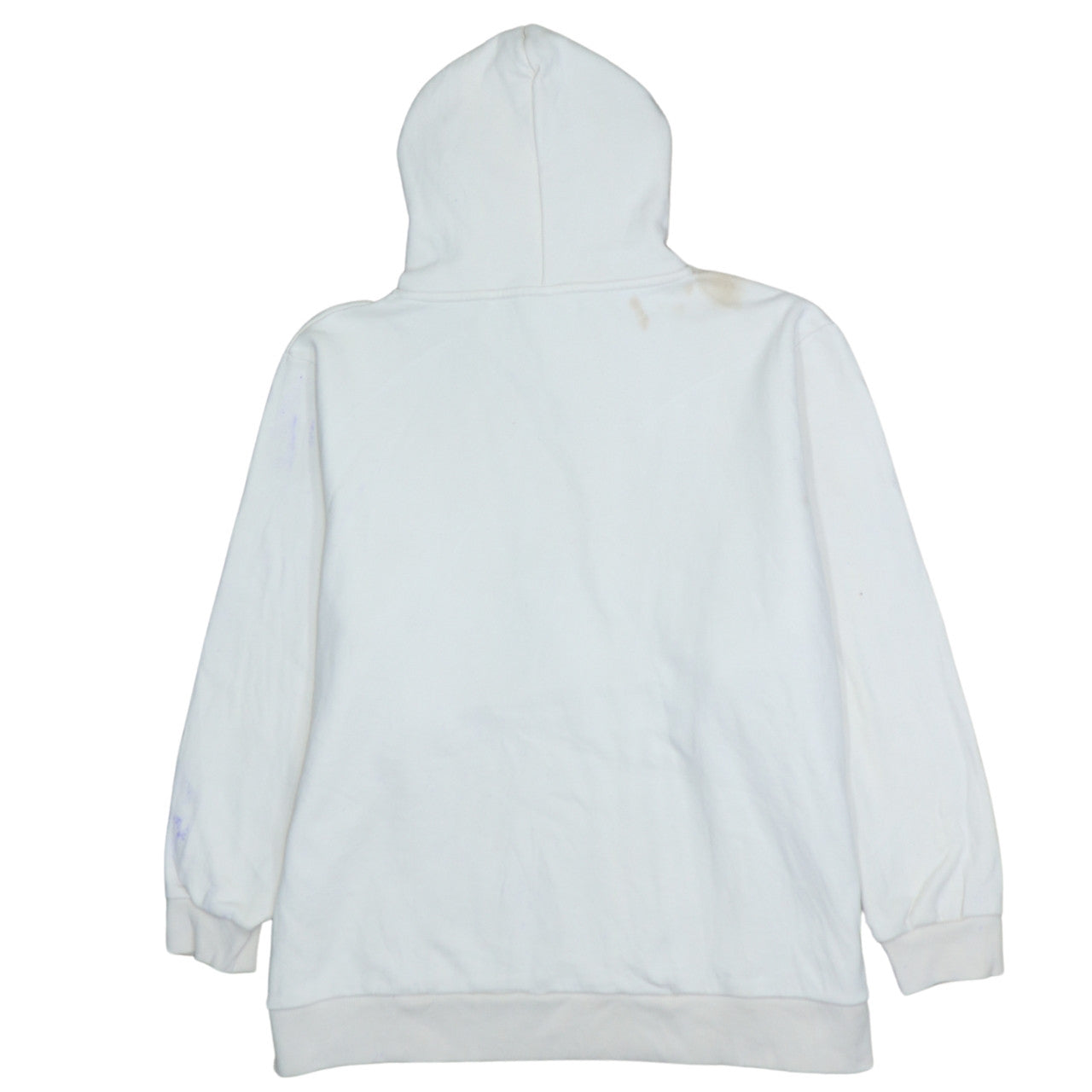 Diesel Women White XL Pullover Hoodie Cotton Leisure Club Sweatshirt