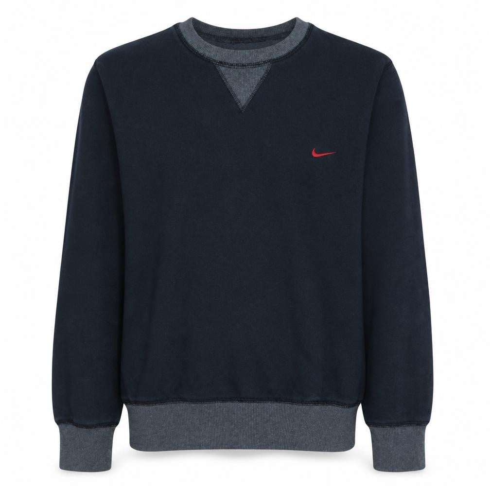 Nike Men's Blue Crew Neck Pullover Sweatshirt Size S