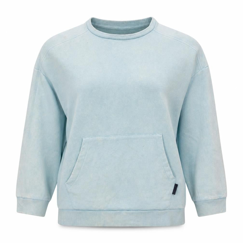 Reebok Women’s Blue Small Pullover Sweatshirt with Pocket