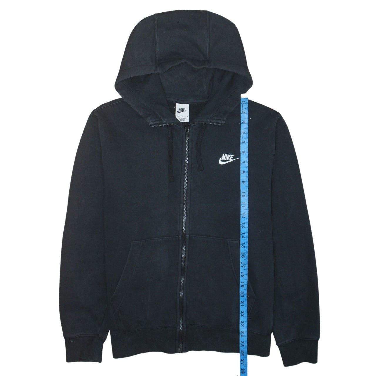 Nike Men's Black Full Zip Hoodie M Fleece Sportswear