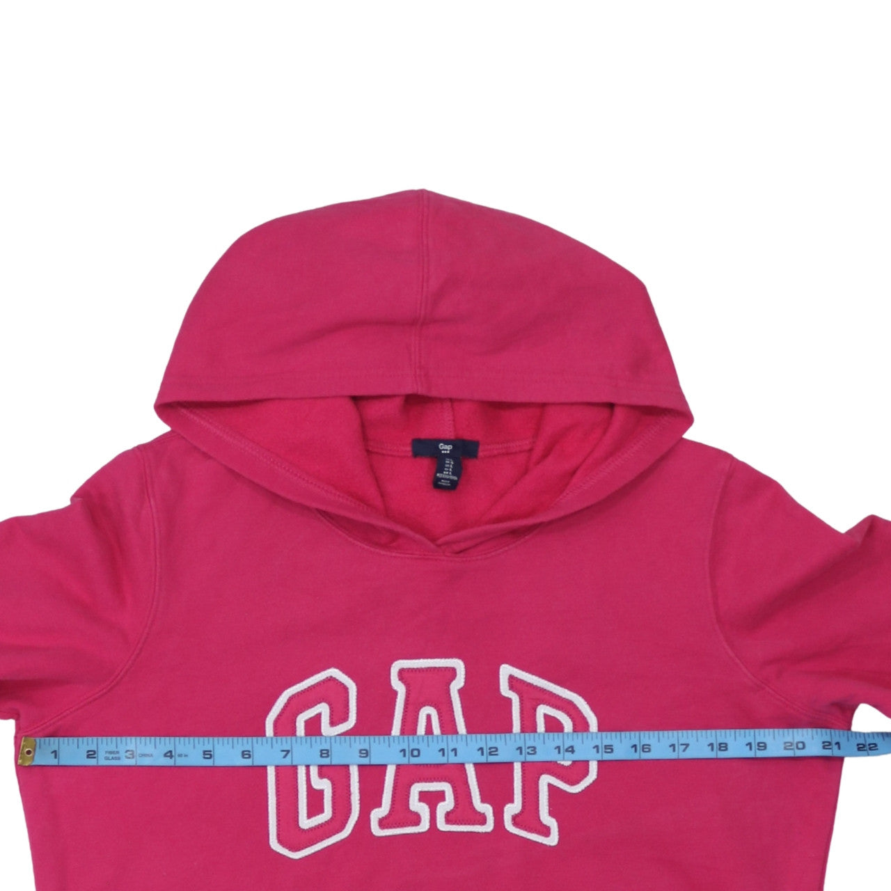GAP Men's Pink Pullover Hoodie L Fleece Logo Sweatshirt