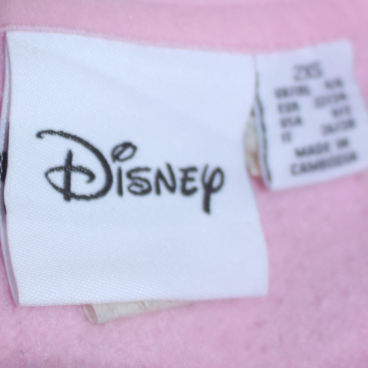 Disney Pink Minnie Mouse Print Sweatshirt Women 2XS Pullover