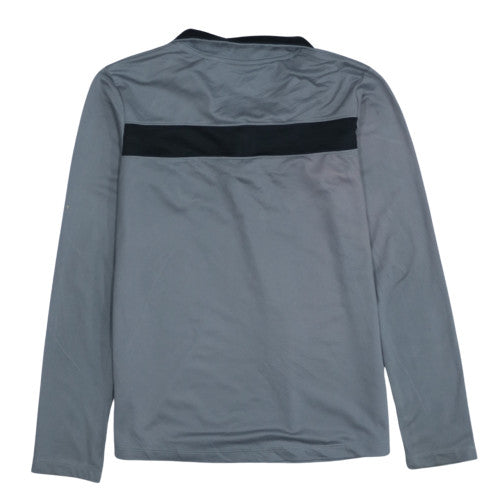 Nike Boys Grey Dri-FIT 1/4 Zip Sweatshirt XL (158-170cm) Training Top