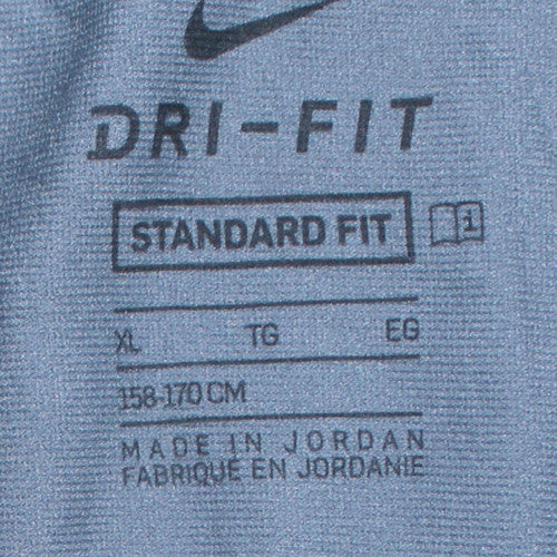 Nike Boys Grey Dri-FIT 1/4 Zip Sweatshirt XL (158-170cm) Training Top