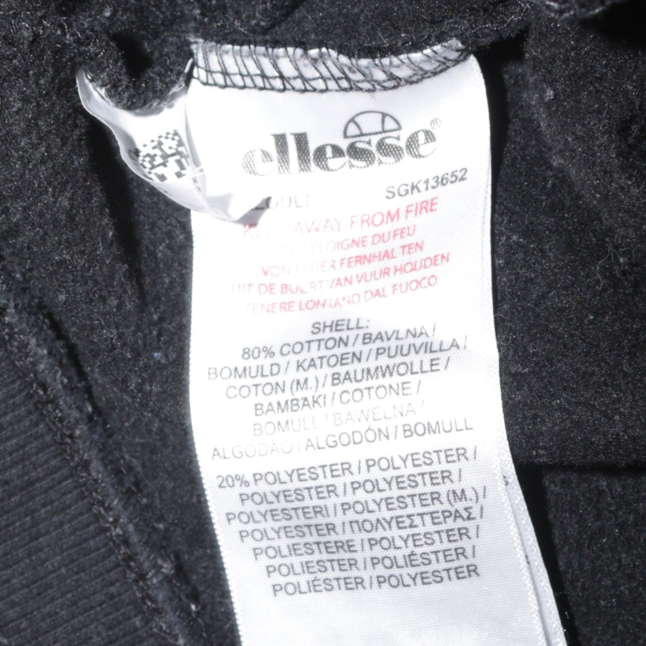 Ellesse Womens Black Cotton Blend Jogger Sweatpants Size M