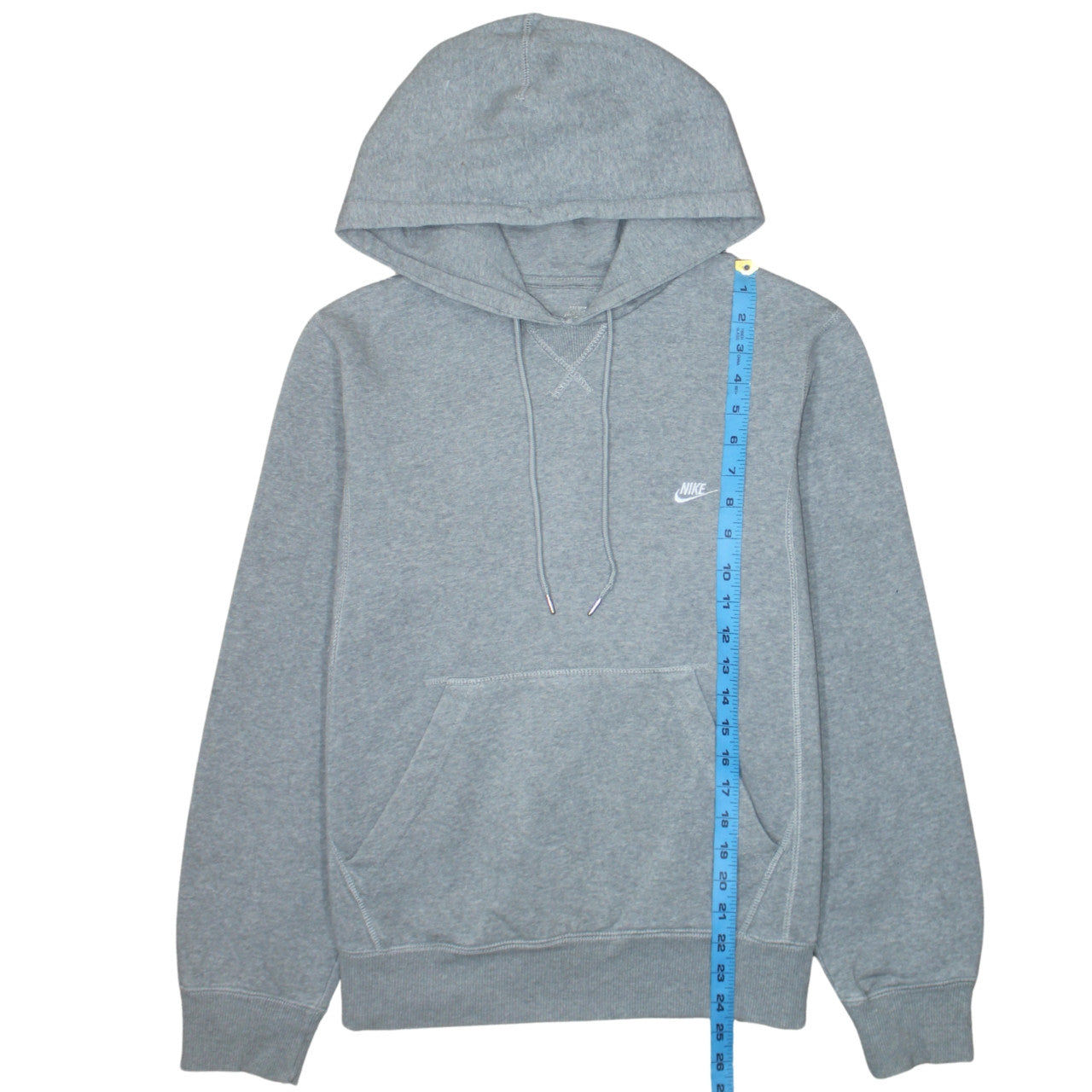 Nike Men's Grey Pullover Hoodie Small Regular Fit Sportswear