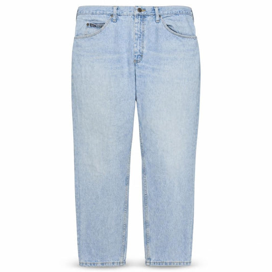 Lee Mens Blue Regular Fit Light Wash Straight Jeans 36W 29L