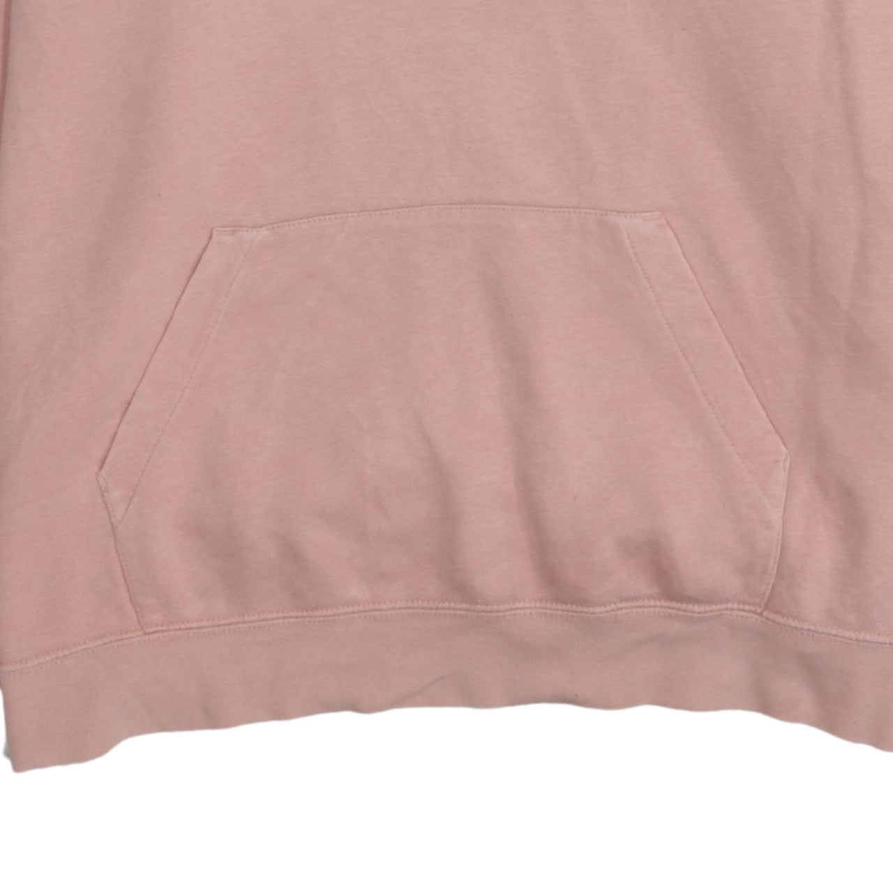 Nike Womens Pink Pullover Hoodie L Cotton Blend Logo Sweatshirt