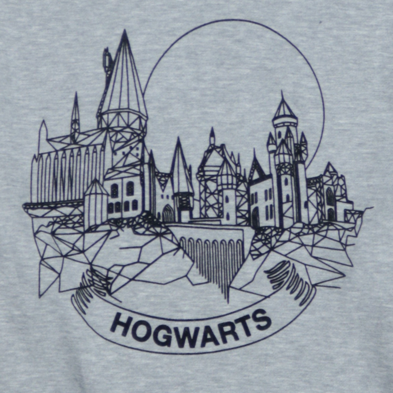 Harry Potter Women's Grey Hogwarts Pullover Hoodie XL