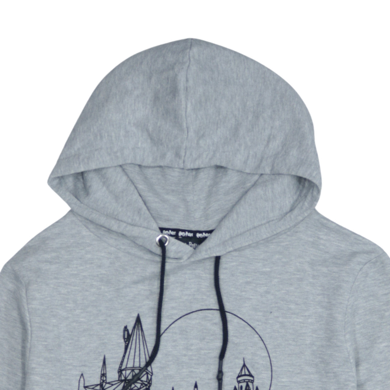 Harry Potter Women's Grey Hogwarts Pullover Hoodie XL