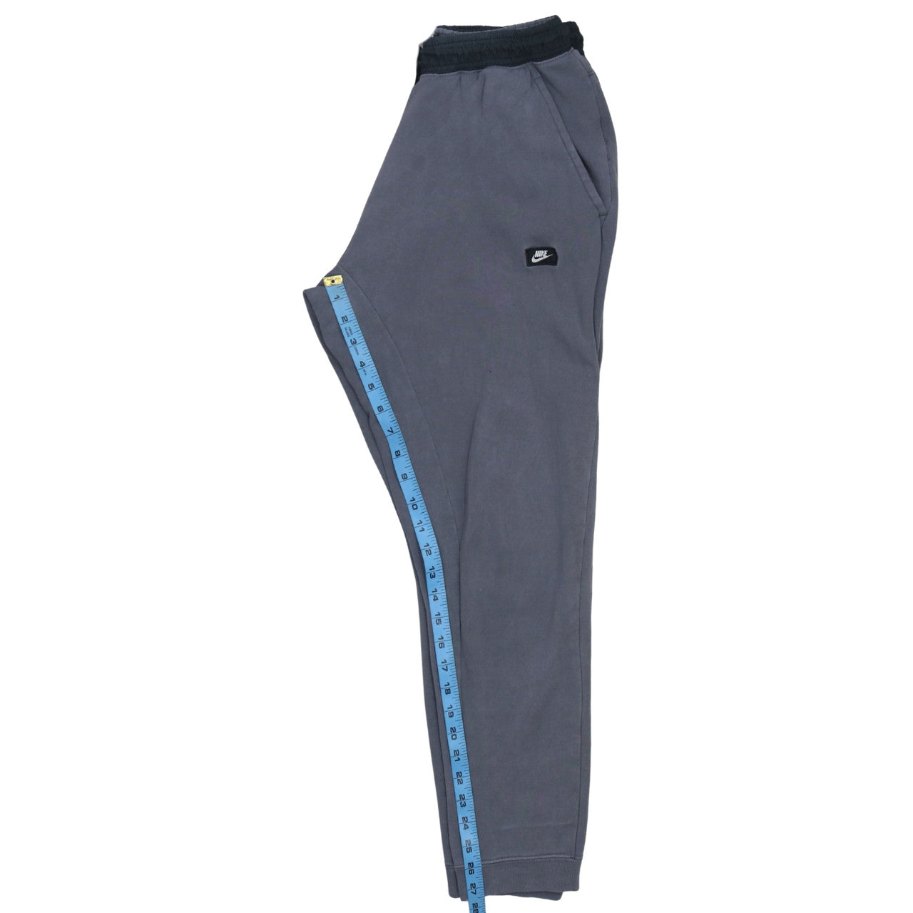 Nike Men's Grey Jogger Sweatpants M Regular Fit Cuffed Fleece