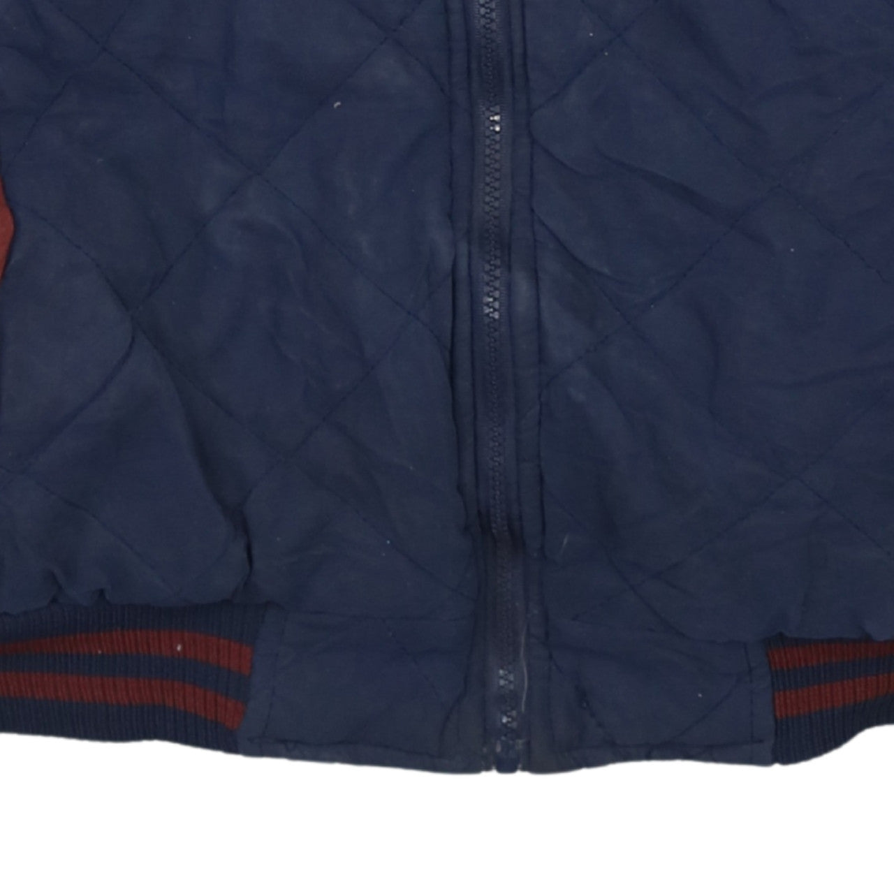 H.O.Knight Men's Blue 3XL Quilted Varsity Jacket