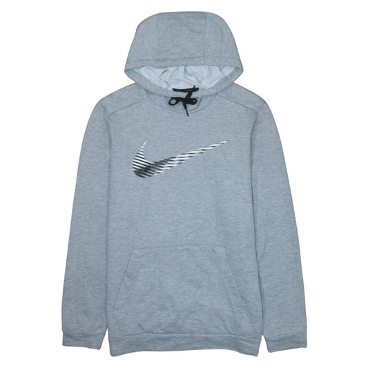 Nike Men's Grey Dri-Fit Pullover Hoodie Size M Sportswear