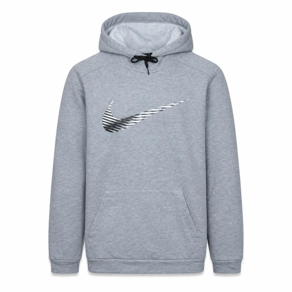 Nike Men's Grey Dri-Fit Pullover Hoodie Size M Sportswear