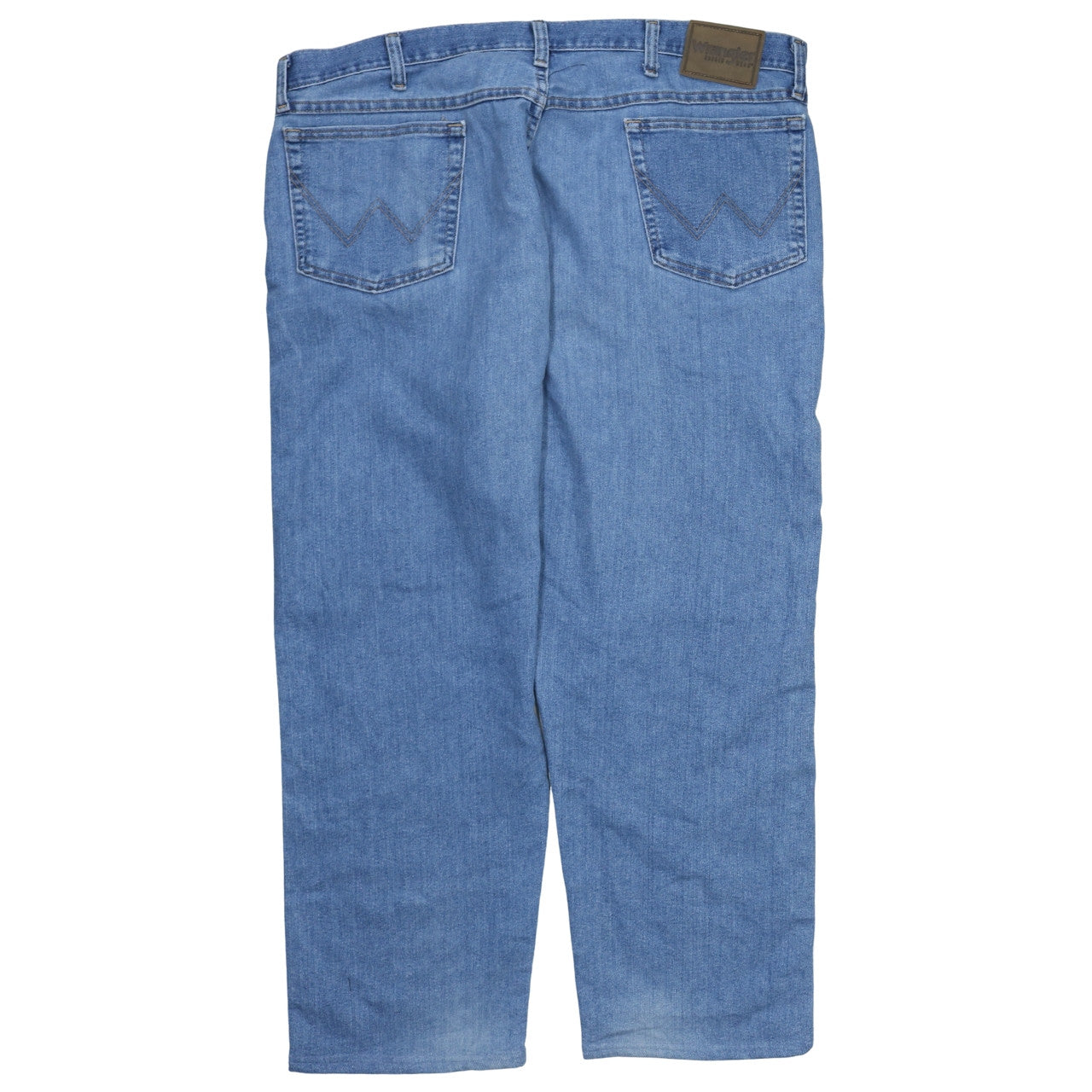 Wrangler Men's Blue 42x30 Straight Jeans Denim 5-Pocket Classic Fit