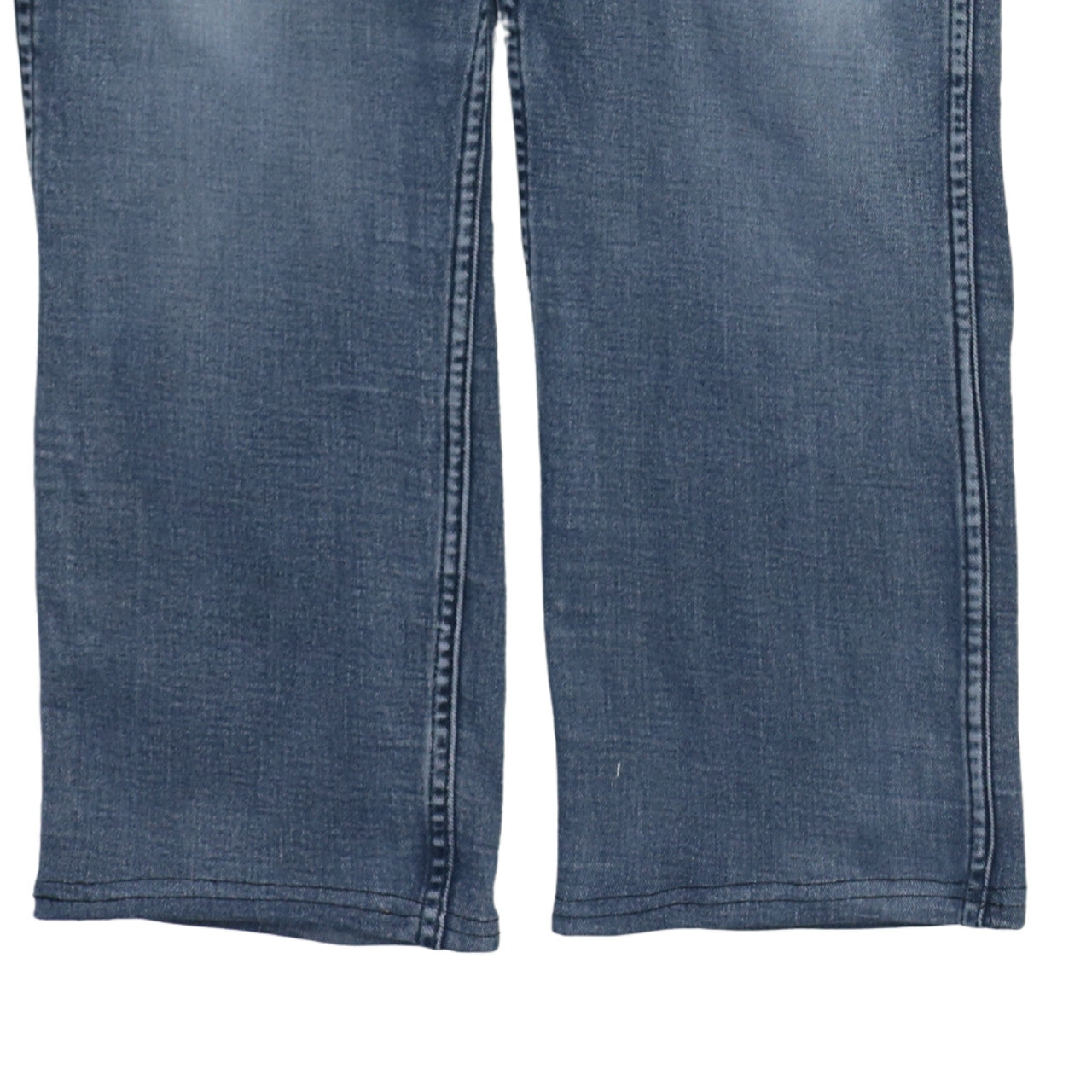 Wrangler Mens Blue Straight Fit Denim Jeans W30 L30 Classic Style