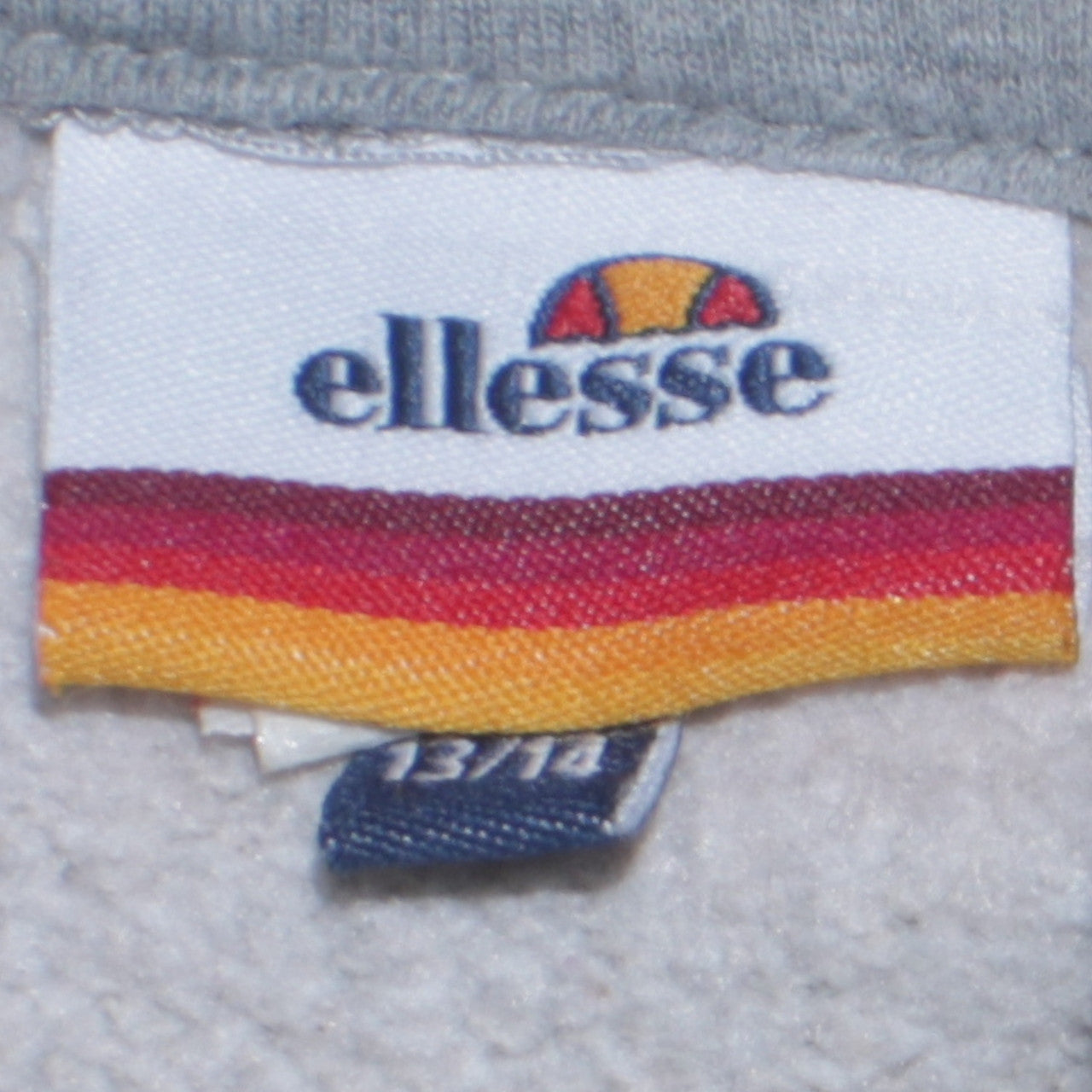 Ellesse Boys Grey Pullover Hoodie 13-14 Years Logo Print Sweatshirt