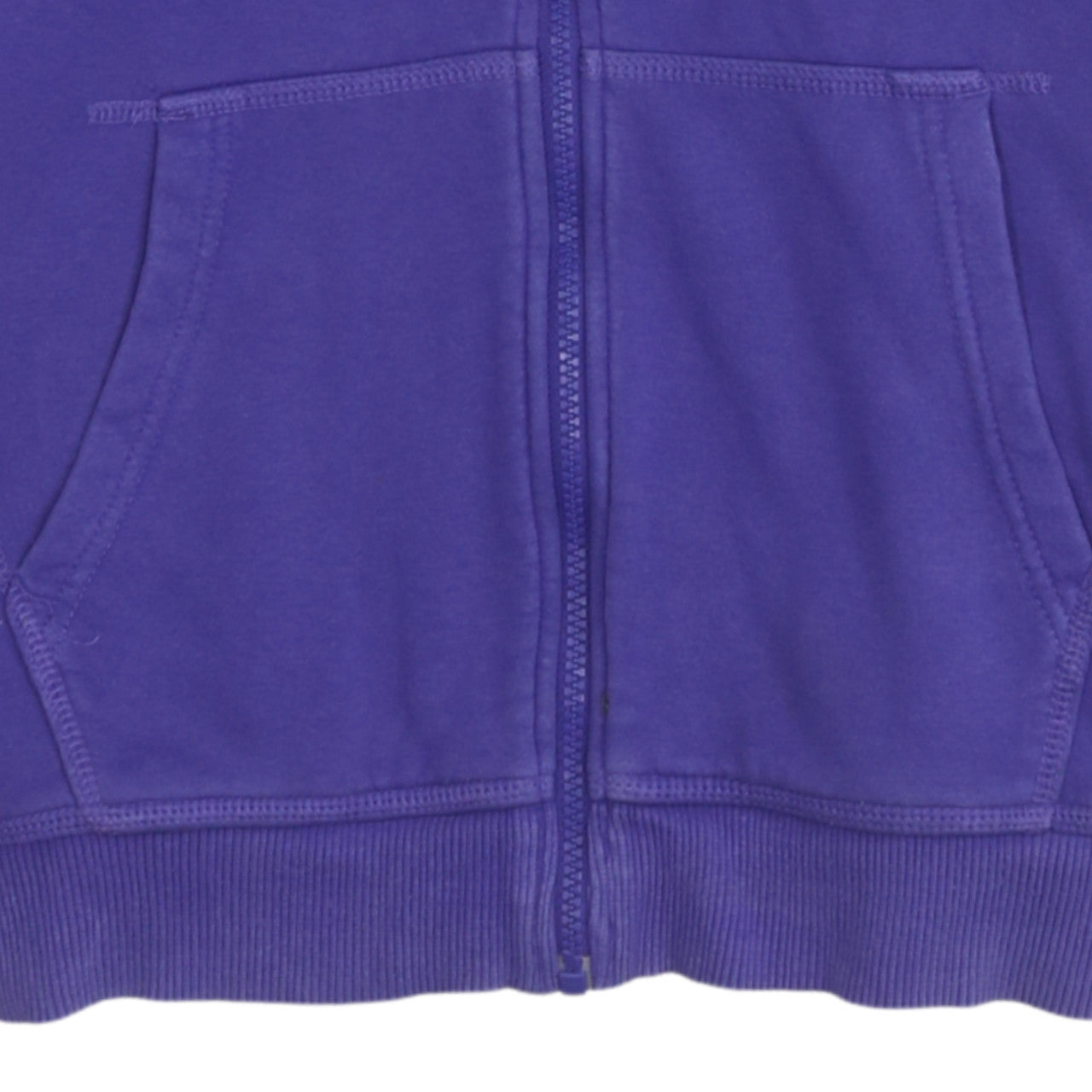 Nike Boys Purple Full Zip Hoodie Size 12-13 Years L Sportswear Cotton