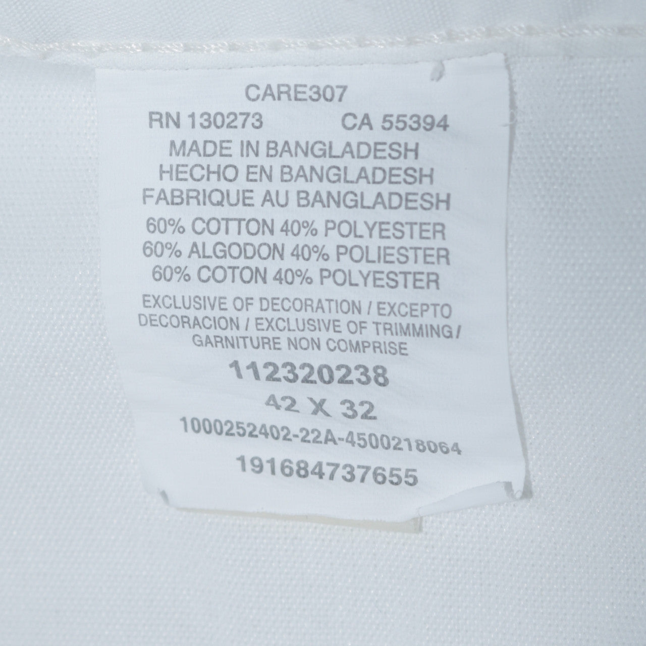 Wrangler Workwear Men's White 42x32 Straight Fit Jeans