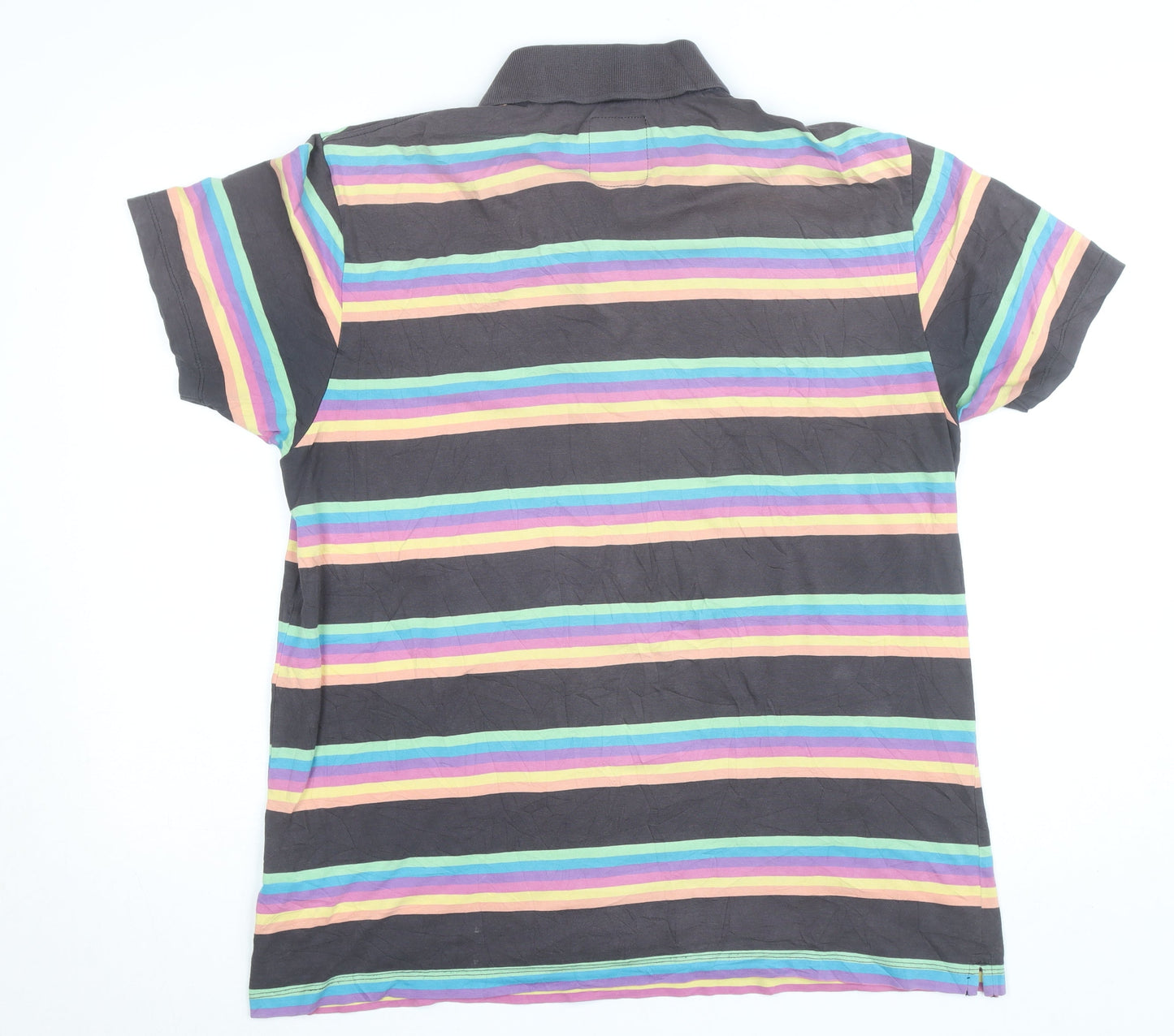 Scotch & Soda Men's Multicoloured Striped XL Polo T-Shirt